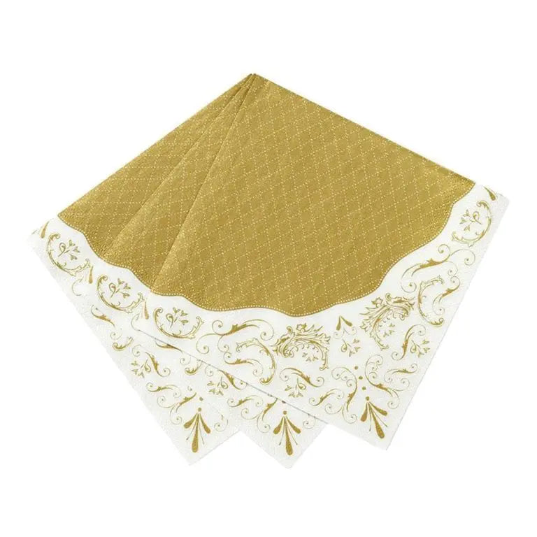 Servetter Vintage Guld